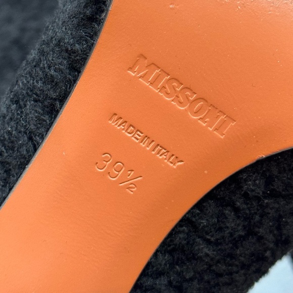 Missoni Open-Toe Long Black Boots - Picture 5 of 7